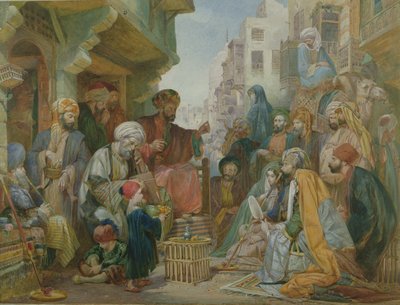 A Street in Cairo by John Frederick Lewis